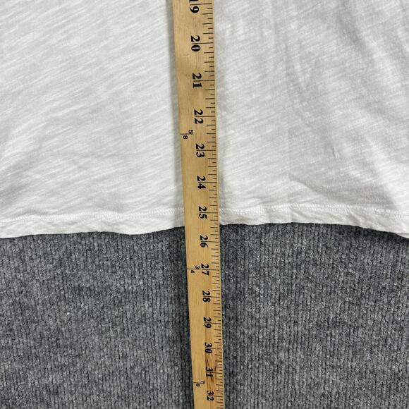 Zadig Voltaire Shirt Mens Small Toby Slub T Shirt White Minimalist Quiet Luxury - Picture 11 of 12